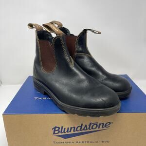 Blundstone Stout Brown Leather Original 500 Chelsea Boots (AU 5)